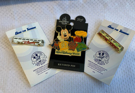 Walt Disney World Trading Pin Pinbacks Lot Mickey Mouse Souvenirs "One to Trade" - $39.55
