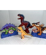 Vintage Fisher Price Imaginext Dino Figure Lot Allosaurus, Stegosaurus, ... - $42.08