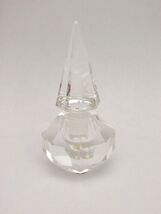 Vintage Japan American Cut Crystal  Corp Clear  Perfume Bottle w Stopper... - $22.95