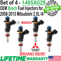 NEW OEM Bosch x4 Fuel Injectors For 2008-2013 Mitsubishi Lancer 2.0L I4 1465A029 - £200.62 GBP