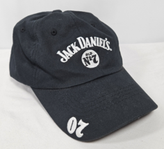 Jack Daniel&#39;s Old No 7 Whiskey Black Hat Cap Adjustable Back Drink Respo... - $7.99