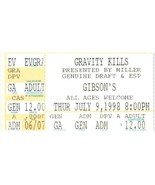 Gravity Kills Ticket Stub July 9 1998 Phoenix Arizona - £19.41 GBP