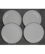 SET (4) Syracuse WEDDING RING PATTERN Dessert or B&amp;B Plates MADE IN USA - $39.59