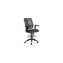 Lorell Contemporary Swivel Stool - Black - $412.05