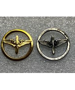 CIRCA1947-1952, U.S.A.F. TRANISTIONAL ENLISTED U.S. COLLAR DISCS, SILVER... - €12,96 EUR