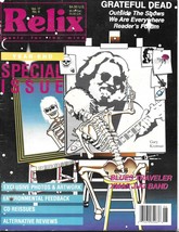 Vintage Relix Magazine 1990 Vol. 17 No. 6 - Skeleton Drawing Jerry Garcia Cover - £7.86 GBP