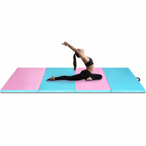 4&#39; x 10&#39; x 2&quot; Folding Gymnastics Tumbling Gym Mat Stretch Yoga Mat Fitness - £145.04 GBP