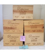 Lot of 5 Rare Wine Wood Panel 1992 Dominus Napa California Vintage Crate... - £61.24 GBP