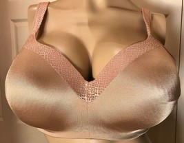 PLAYTEX 42DD Nude Beige Underwire 42 DD Seamless Lined Love My Curves Bra - £6.52 GBP