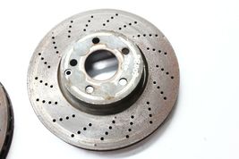 2010-2014 MERCEDES E350 W207 COUPE RWD FRONT LEFT AND RIGHT DRILLED ROTORS P8003 image 2
