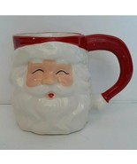 SANTA Figural 3D Christmas Holiday 18 Oz Coffee Mug Cup Ceramic (NEW) A - $13.85