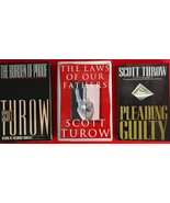 Lot of 3 Scott Turow novels - legal thrillers; mysteries! 2 HC; 1 SC - 1... - £7.84 GBP