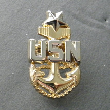 Navy Chief Senior Petty Officer Anchor Pin Badge 1.1 Inches - £4.67 GBP