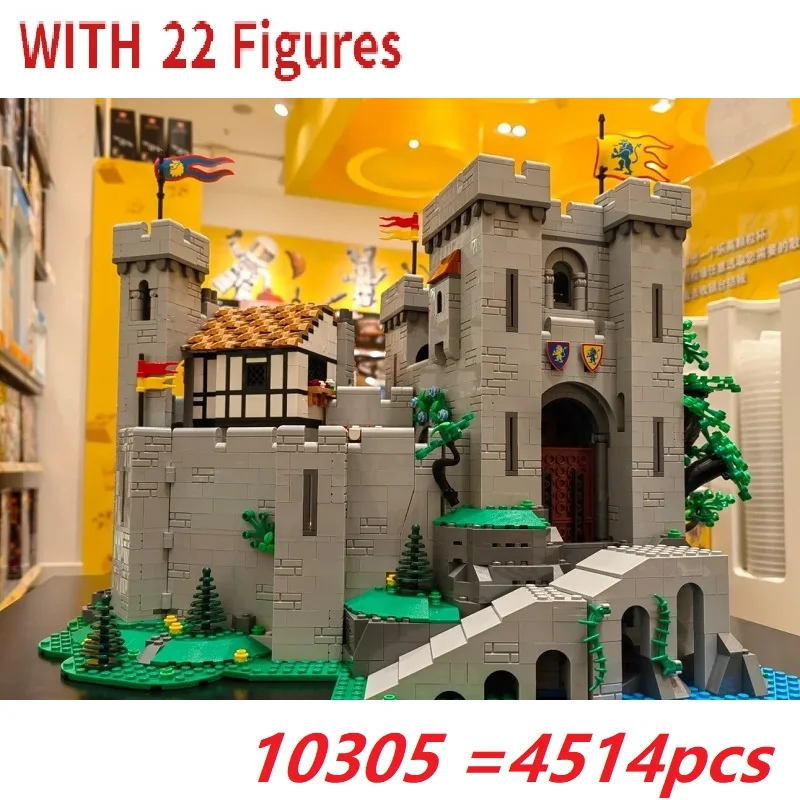 Building Blocks Model Knights Medieval Castle Bricks Set Constuction Education - £151.27 GBP+