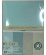 Recollections Cardstock Paper 8 1/2&quot; x 11&quot; 50 Sheets 65 lb 4 color WINTE... - $25.84 CAD