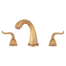 LightInthebox Bathroom Sink Faucet with 2 Handles 3 Holes Antique Brass ... - $135.99