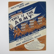 Sheet Music This is the Army Mister Jones Irving Berlin This Is The Army... - $5.99