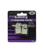 Distressed Pkg - Luggage Locks with Keys (Set of 2) - £4.57 GBP