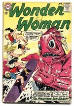 WONDER WOMAN #145 comic book 1964-DC-Silver-Age Sea-Beast vg - £35.72 GBP