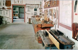 Carpentry Shop The Shaker Museum Old Chatham New York Postcard - £4.70 GBP