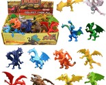 Dragon Toys,12 Piece Assorted Realistic Looking Dragon Figure,4 Inch Min... - $33.99