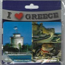 Thessaloniki Salonika Saloniki Solun Souvenir Fridge Magnet 9.5cm X 6.5cm - £5.68 GBP