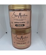 2 Pack-Shea Moisture Coconut &amp; Hibiscus + flaxseed Define &amp; Shine Stylin... - $27.79 CAD