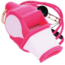 PINK/WHITE Fox 40 Sonik Blast Cmg Whistle Official Coach Safety - Free Lanyard - £8.81 GBP