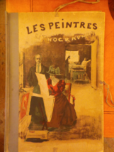Original Les Peintres Lithographes Portfolio Cover on Board 1894 Alexand... - £584.28 GBP