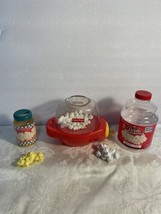 Rare Fisher Price Popcorn Popper Fun W Play Food jar Kernals yellow Whit... - $88.61