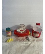Rare Fisher Price Popcorn Popper Fun W Play Food jar Kernals yellow Whit... - £69.51 GBP