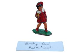 VINTAGE Barclay Lead Red Hat Coat Girl Train Scenery Figure - £6.05 GBP