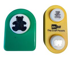 McGill Bears Craft Punch Scrapbooking Cardmaking Tool Die Cut - $9.59