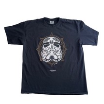 Karani Art Star Wars Stormtrooper Black Short Sleeve Graphic Tee Akumal ... - £9.47 GBP