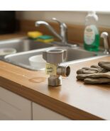 7/8 x 7/8 x 1/2 Hybrid Metal &amp; Plastic Cold Water T-Adapter for Bidets –... - $23.90 CAD