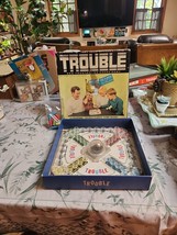 Vintage 1965 Trouble Board Game Kohner Pop-O-Matic Bubble Works Missing ... - $8.00