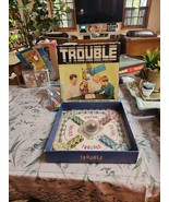 Vintage 1965 Trouble Board Game Kohner Pop-O-Matic Bubble Works Missing ... - $152.59 MXN