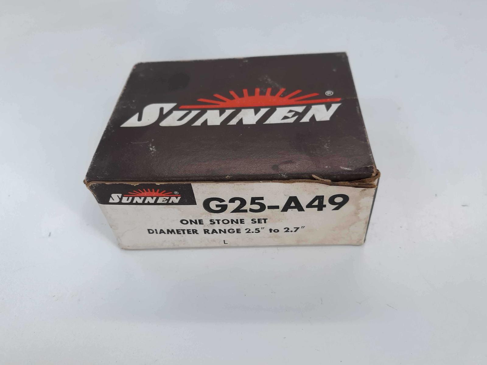 Sunnen G25-A49 One Stone Set, 2.5&quot; to 2.7&quot; Range  - $33.75