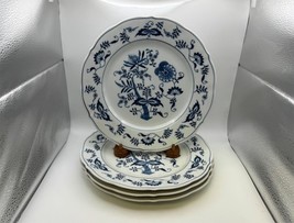 Set of 4 Blue Danube Japan Dinner Plates with Rectangle Mark - $159.99