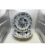 Set of 4 Blue Danube Japan Dinner Plates with Rectangle Mark - $2,950.82 MXN