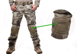 2019 Men&#39;s Military Camouflage Tactical Cargo Pants w/ Knee Pads. ! - £62.89 GBP