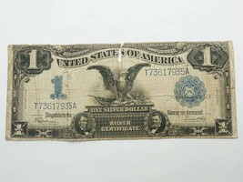 1899 $1 Black Eagle Silver Certificate Large Note T73617935A - £101.63 GBP