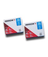 2 Packs Arrow T50 1/4&quot; Staples. 1250 Staples Per Pack - £15.06 GBP