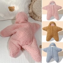 Baby Starfish Lamb Velvet Sleeping Bag Comfortable Newborn Baby Male And Female - £28.75 GBP