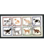 Eynshallow Holy Island Scotland Cats  Used/CTO 8 stamps  11073 - $3.86