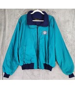 Girard Jacket Mens Large Green 90s Vintage Bomber Windbreaker Made in USA - £40.78 GBP