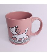 Coffee Mug  DISNEY STORE Aristocats MARIE  Pink Bow Large White Cat - $20.24 CAD