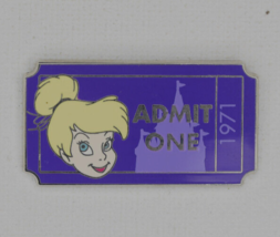 Disney 2011 PWP Collection 1971 Admission Ticket Tinker Bell Pin#92334 - £10.32 GBP
