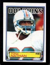 1983 Topps #317 Tony Nathan Ex Dolphins *X37172 - £0.76 GBP