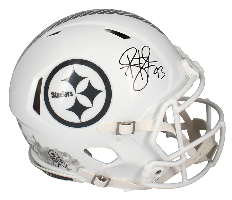 Troy Polamalu Autographed Steelers 2024 STS Speed Authentic Helmet Beckett - $795.00
